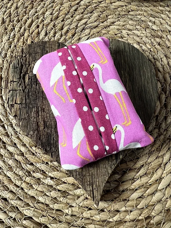 Taschentuchtasche rosa Flamingo
