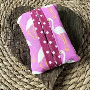 Taschentuchtasche rosa Flamingo