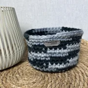 Gehäkeltes Körbchen Rund