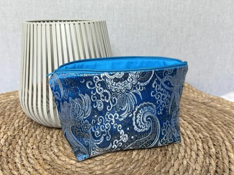 Kosmetiktasche Seide