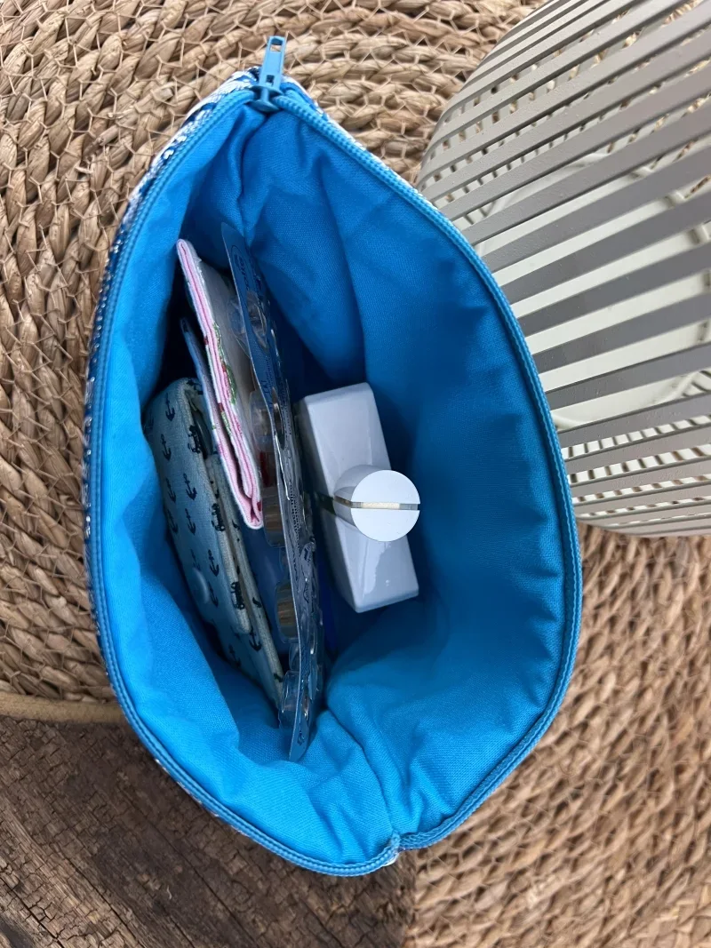 Kosmetiktasche Seide