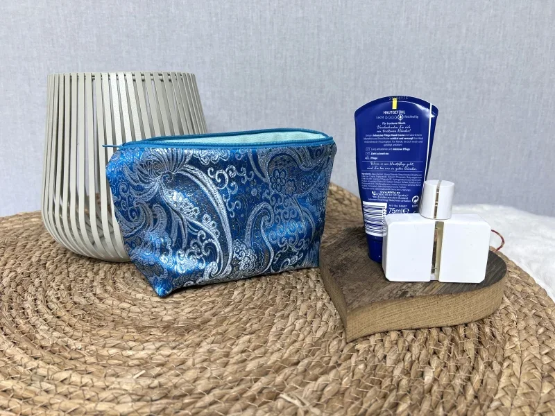 Kosmetiktasche Seide