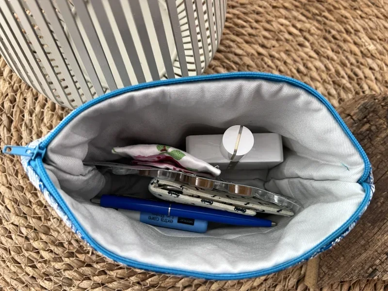 Kosmetiktasche Seide